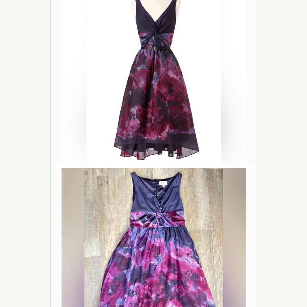 Neiman Marcus for Target Purple and Pink Floral Dress